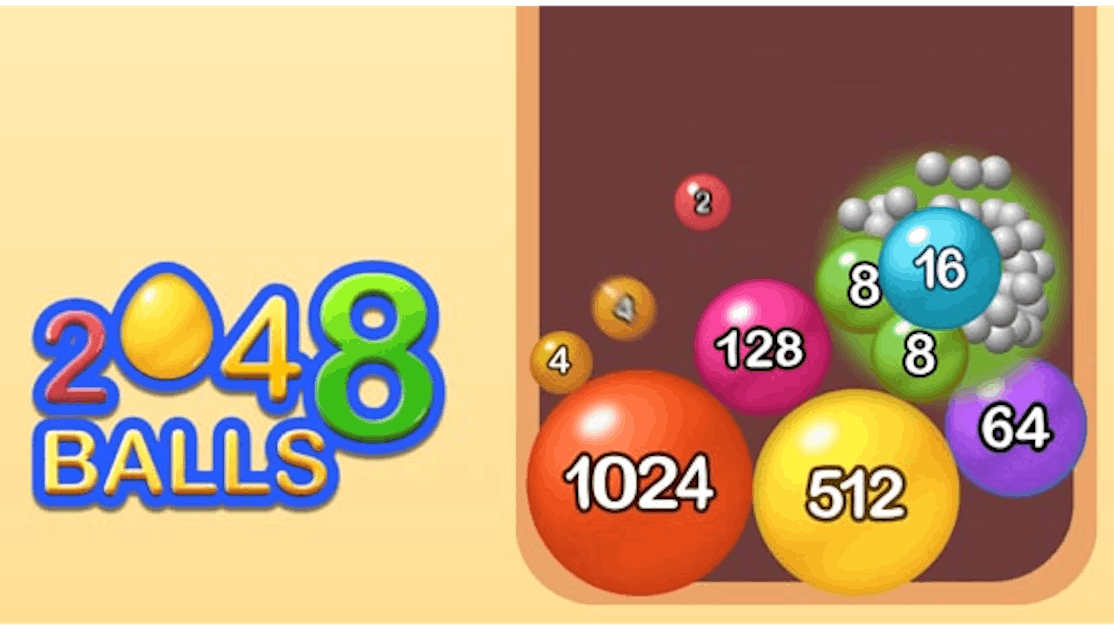 Ball 2048 - Play Ball 2048 on Kevin Games