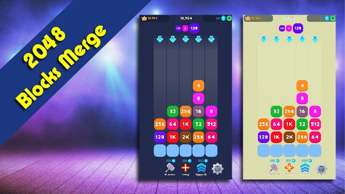 Merge 2048 - Online Game - Play for Free