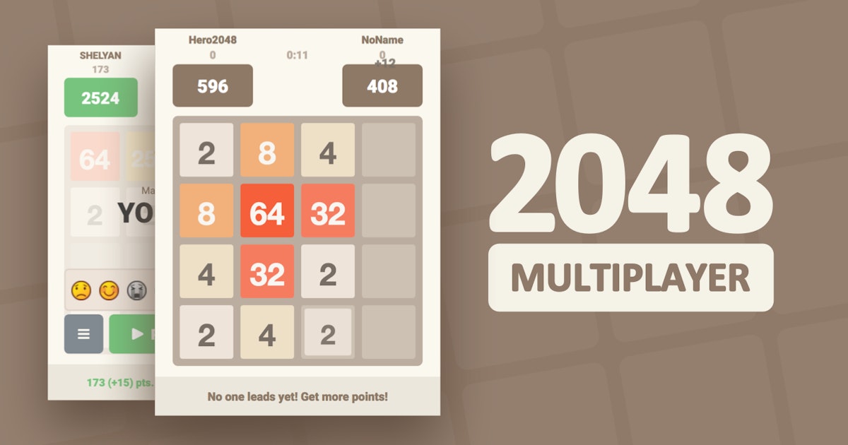 2048 Multiplayer 🕹️ Play 2048 Multiplayer on CrazyGames