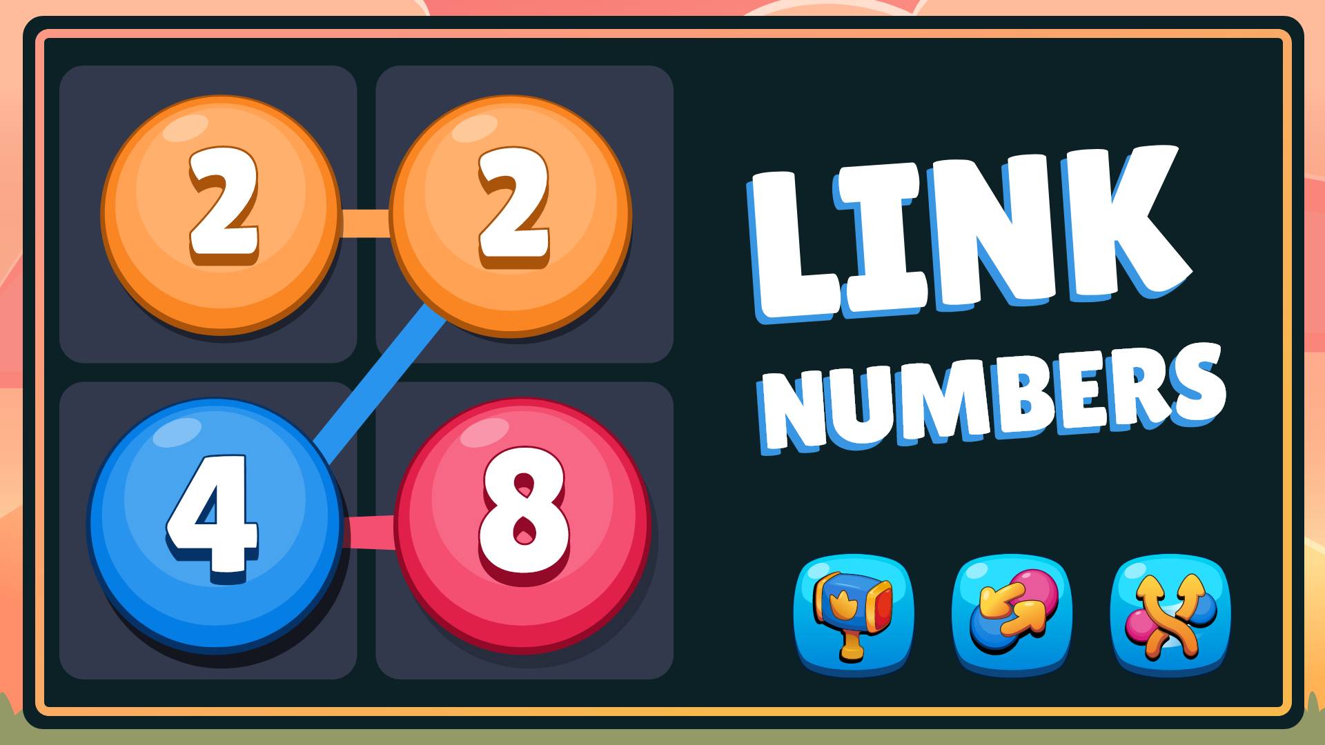 【残りわずか】 🕹️ Numbers Link - Puzzle 2248 Play CrazyGames on その他