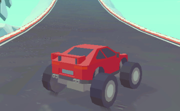3D Monster Truck: Icy Roads