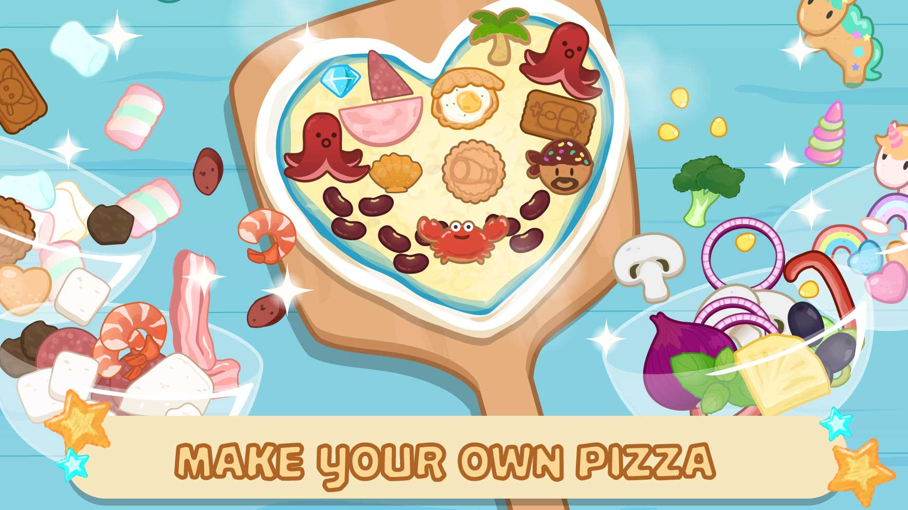 ABC Pizza Maker 🕹️ Mainkan Di CrazyGames