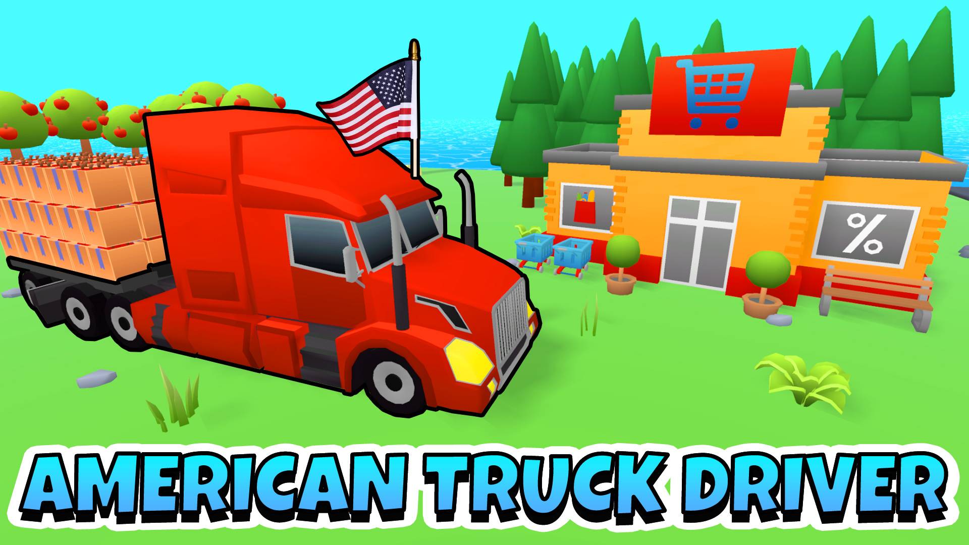 American Truck Driver 🕹️ Играть на CrazyGames