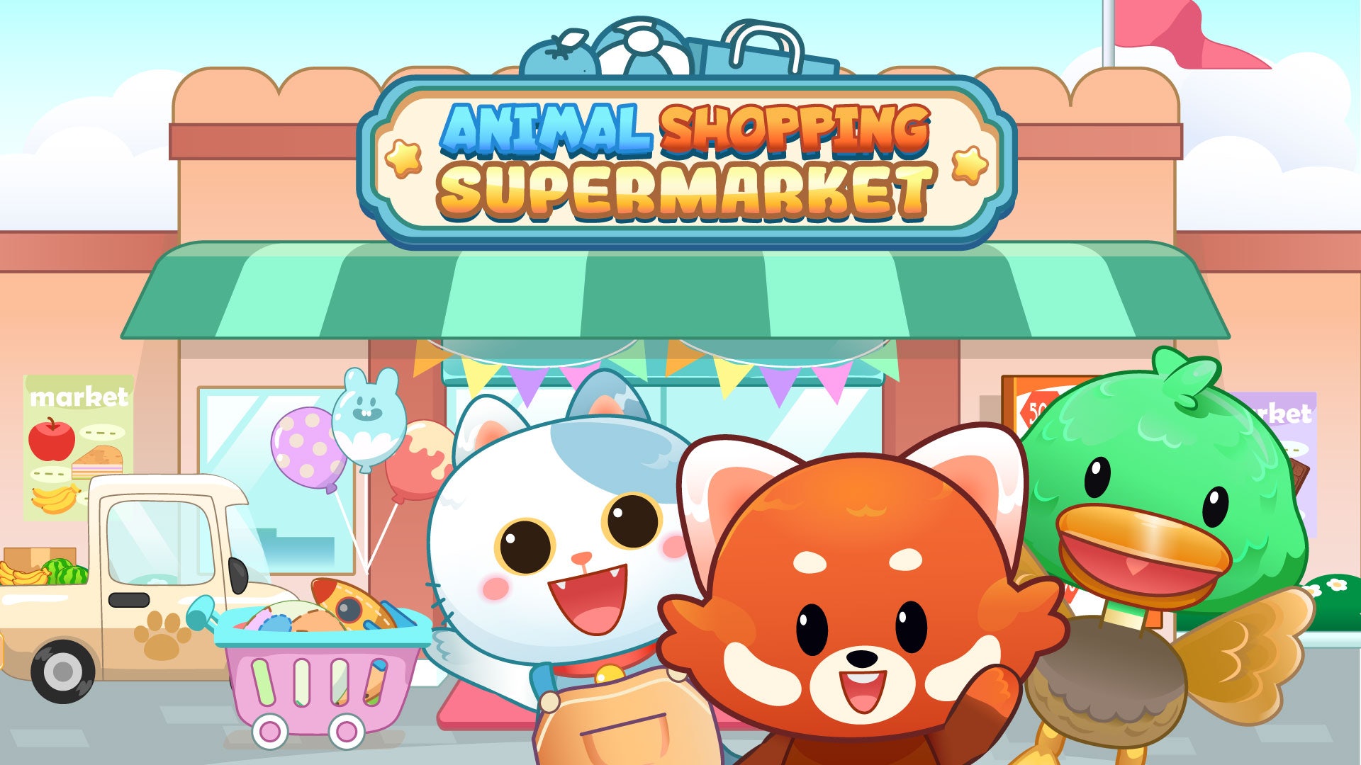 Animal Shopping Supermarket