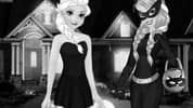 Anna and Elsa Halloween Night
