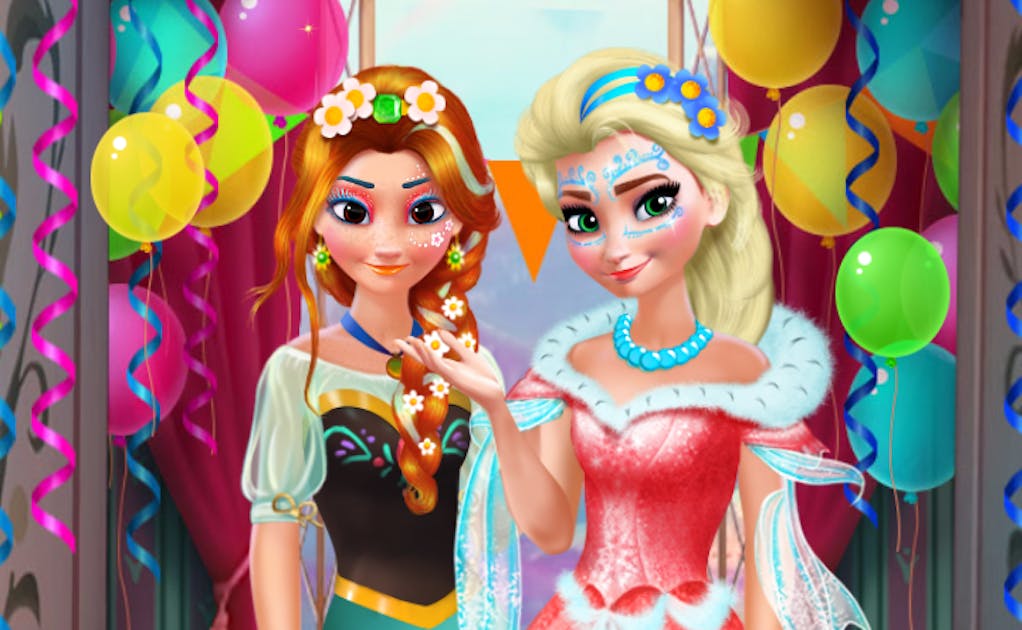 Mainstream troon D.w.z Anna & Elsa Makeover 🕹️ Speel Anna & Elsa Makeover op CrazyGames