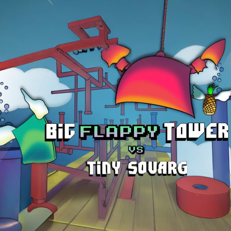 Big FLAPPY Tower Tiny Square 🕹️ CrazyGamesでプレイ