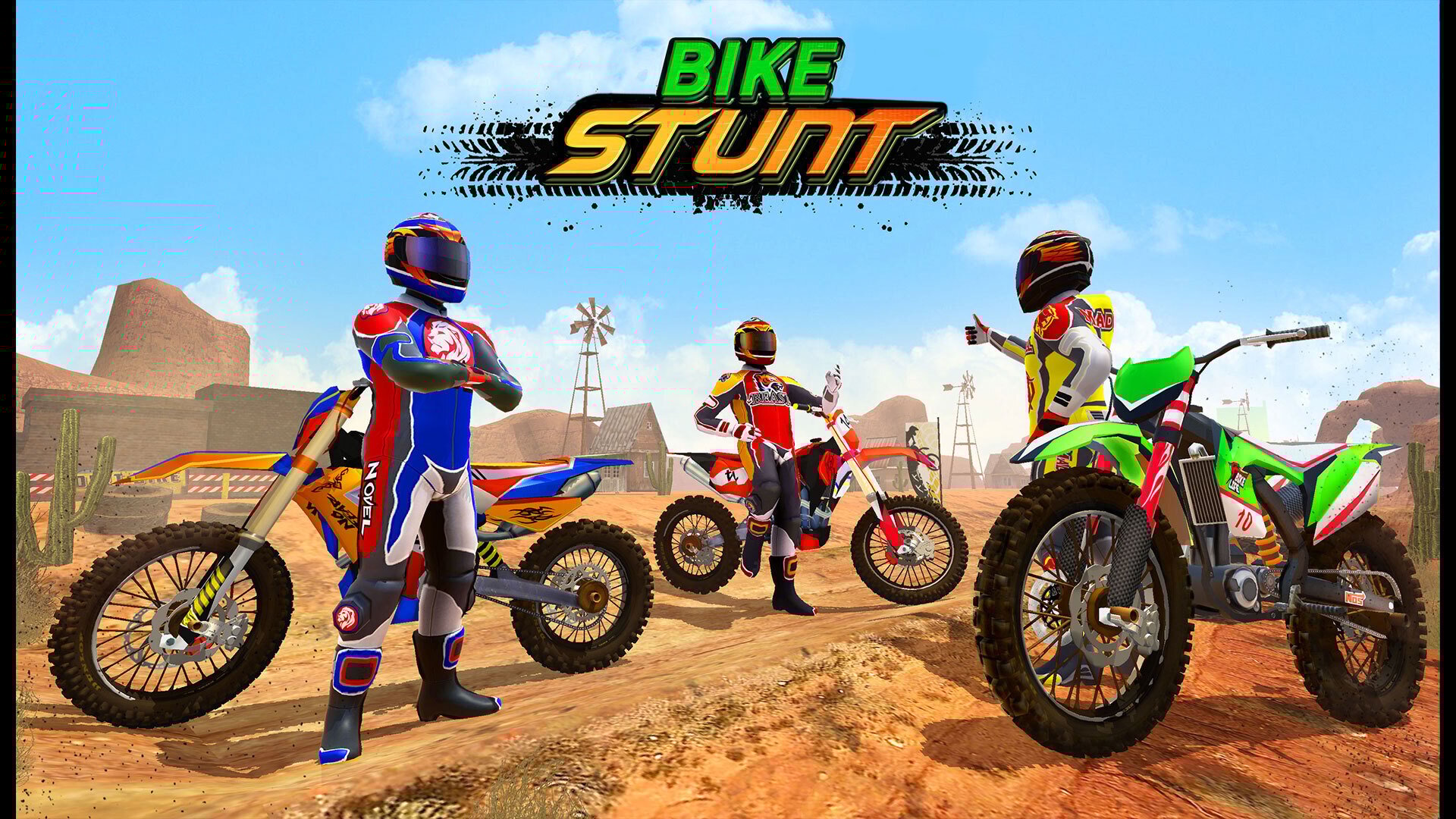 Bike Stunts Race Bike Games 3D