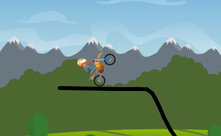a bike race game