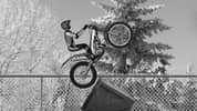 Bike Trial Snow Ride