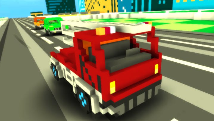 Blocky Traffic Racing