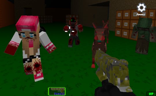 Blocky Combat SWAT - Killing Zombie