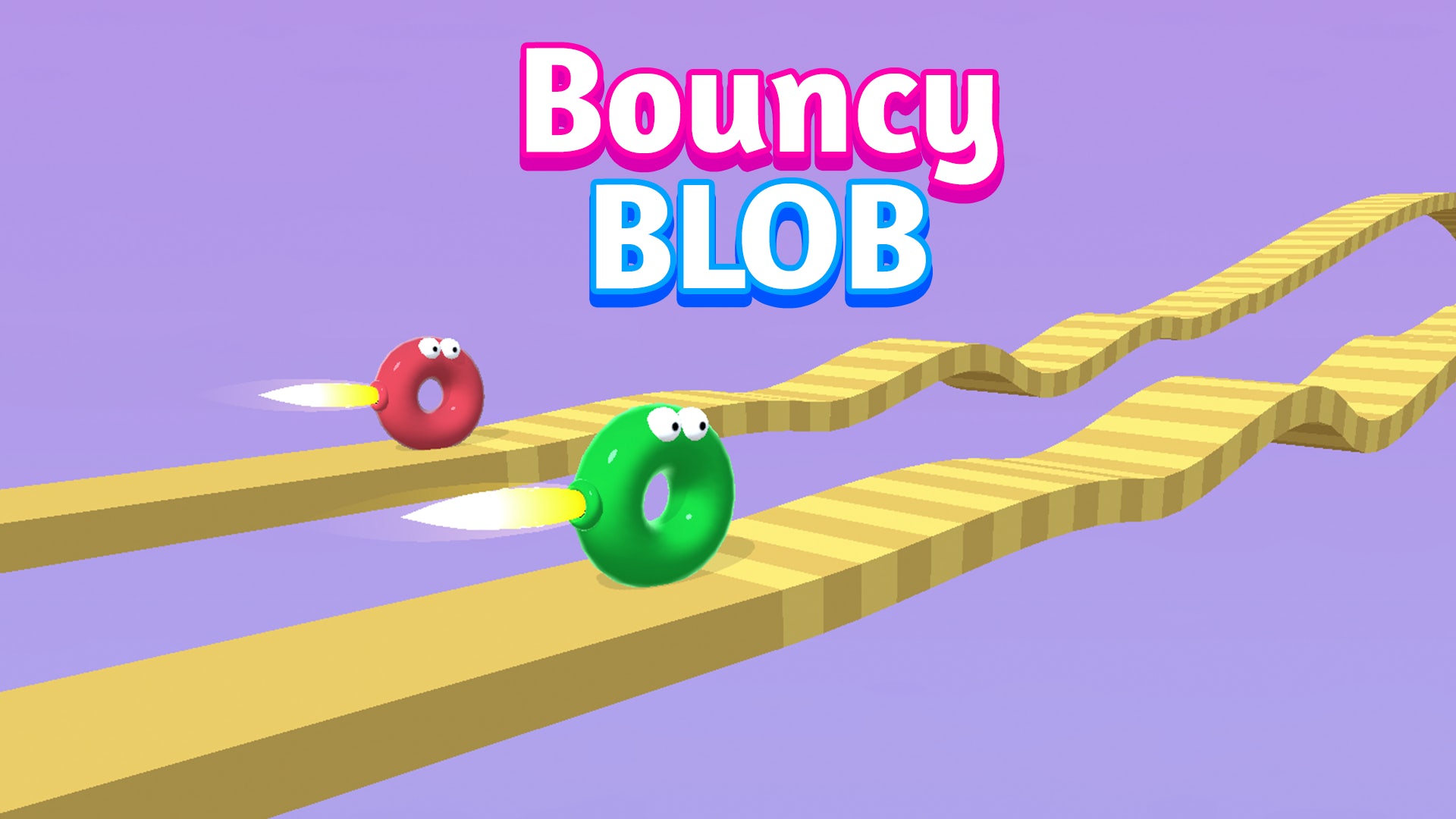 Bouncy Blob Race: Obstacle Course