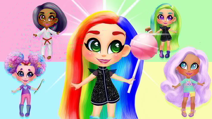 Candy Doll Hair Salon 🕹️ Speel op CrazyGames