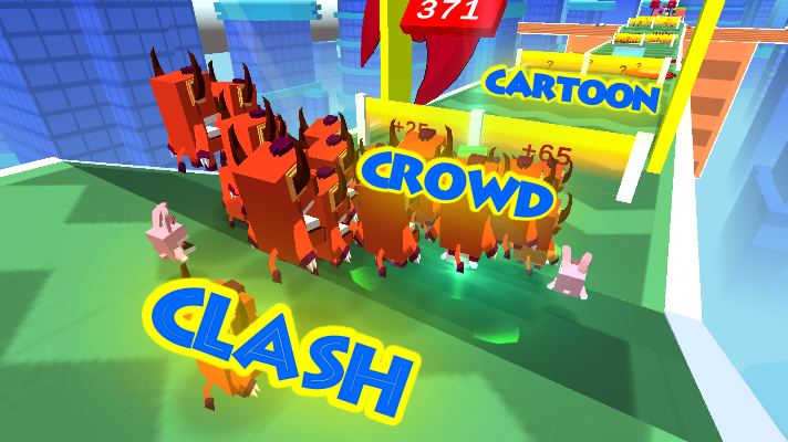 Cartoon Crowd Clash - Online játék