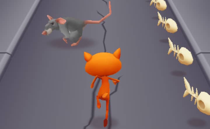 cat runner play cat runner on crazy games