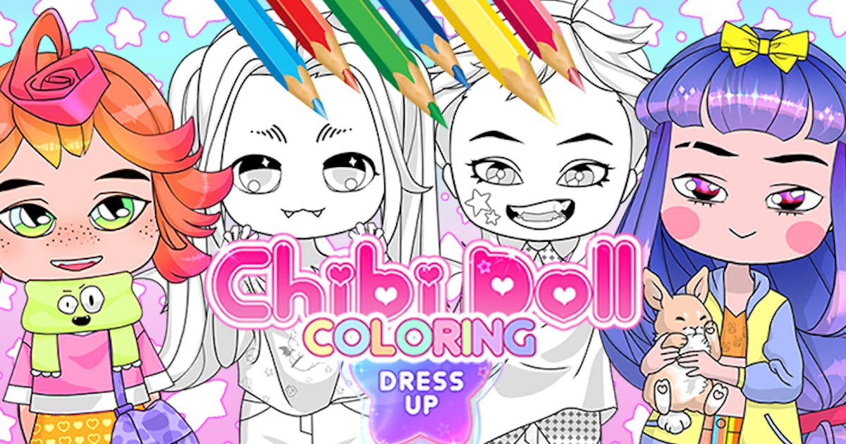 Chibi Doll Dress Up & Coloring 🕹️ Play Chibi Doll Dress Up & Coloring on  CrazyGames