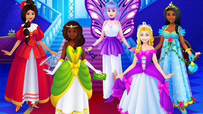 🕹️ Play Royal Princess Dress Up Game: Free Online Princess Dress Up Video  Game for Girls & Boys