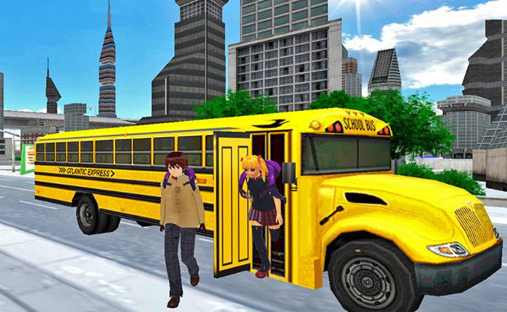 City Tour Bus Coach Driving Adventure