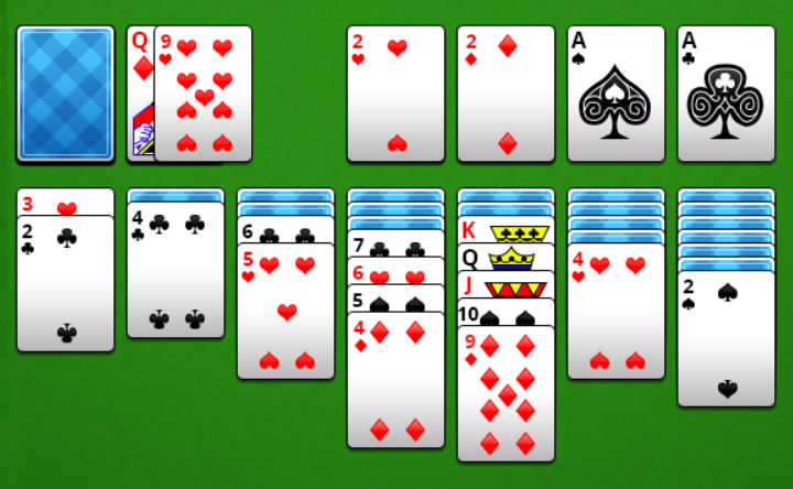 classic simple computer games solitaire