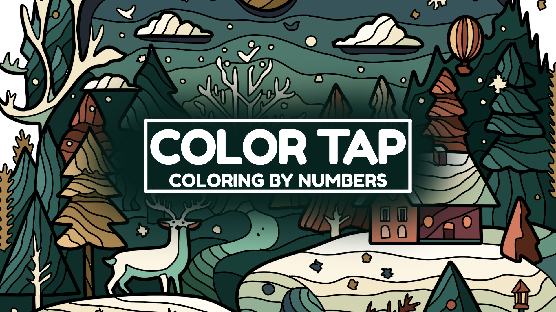 Color Tap Coloring by Numbers - Color Tap Coloring By Numbers 16x9 Cover
