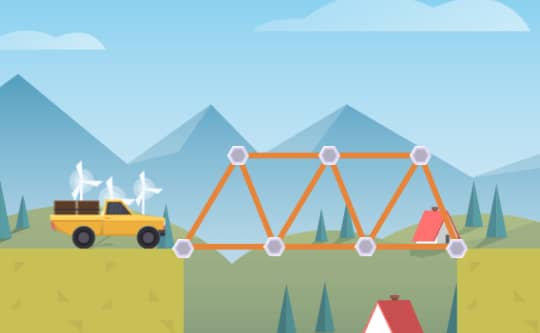 Construct a Bridge Play Construct a Bridge on Crazy Games