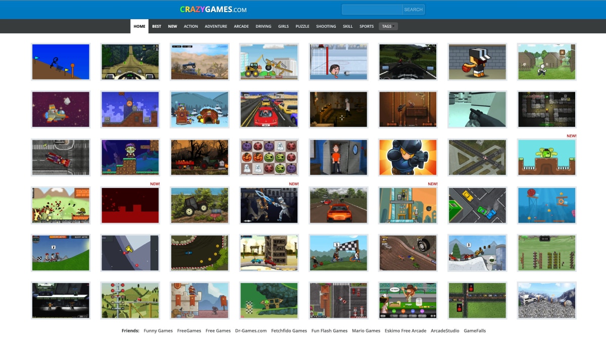 History of CrazyGames - Screenshot 2013