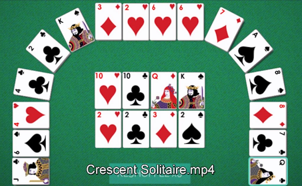 Crescent Solitaire Card Video Game: Play Free Online Crescent Solitaire  Card Game - No App Download Required!