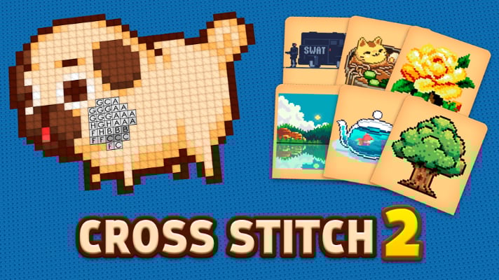 Cross Stitch 2 🕹️ Играть в Cross Stitch 2 на CrazyGames
