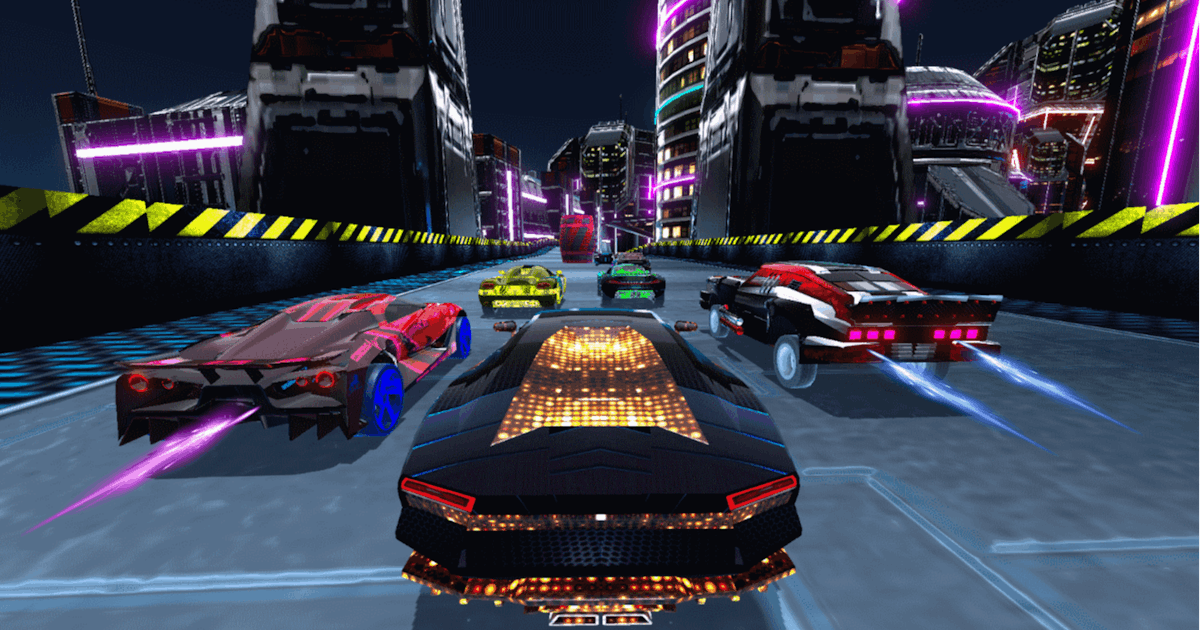 Cyber Cars Punk Racing 2 🕹️ Jogue no CrazyGames