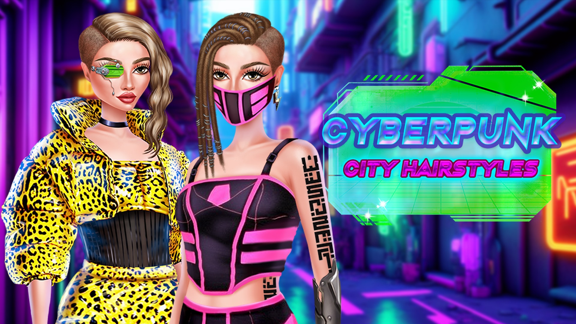Cyberpunk City Fashion 🕹️ Jogue no CrazyGames