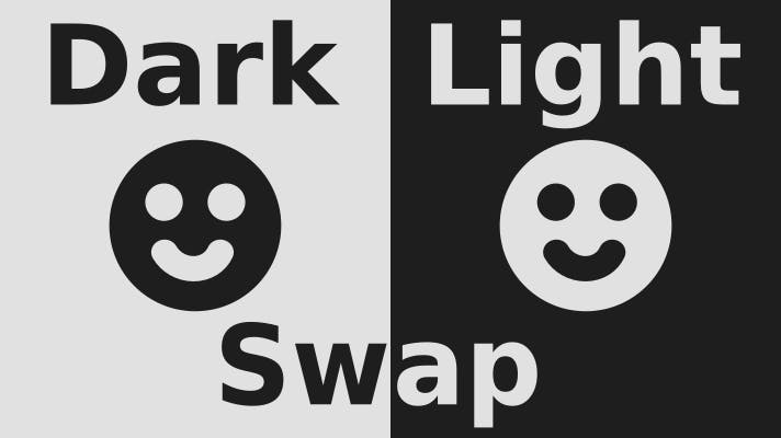 Dark Light Swap