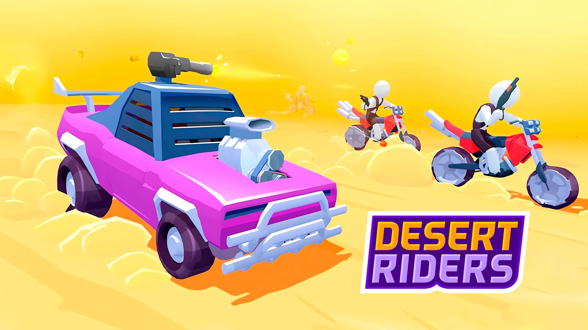 Desert Riders: Car Battle Game 🕹️ Играть на CrazyGames