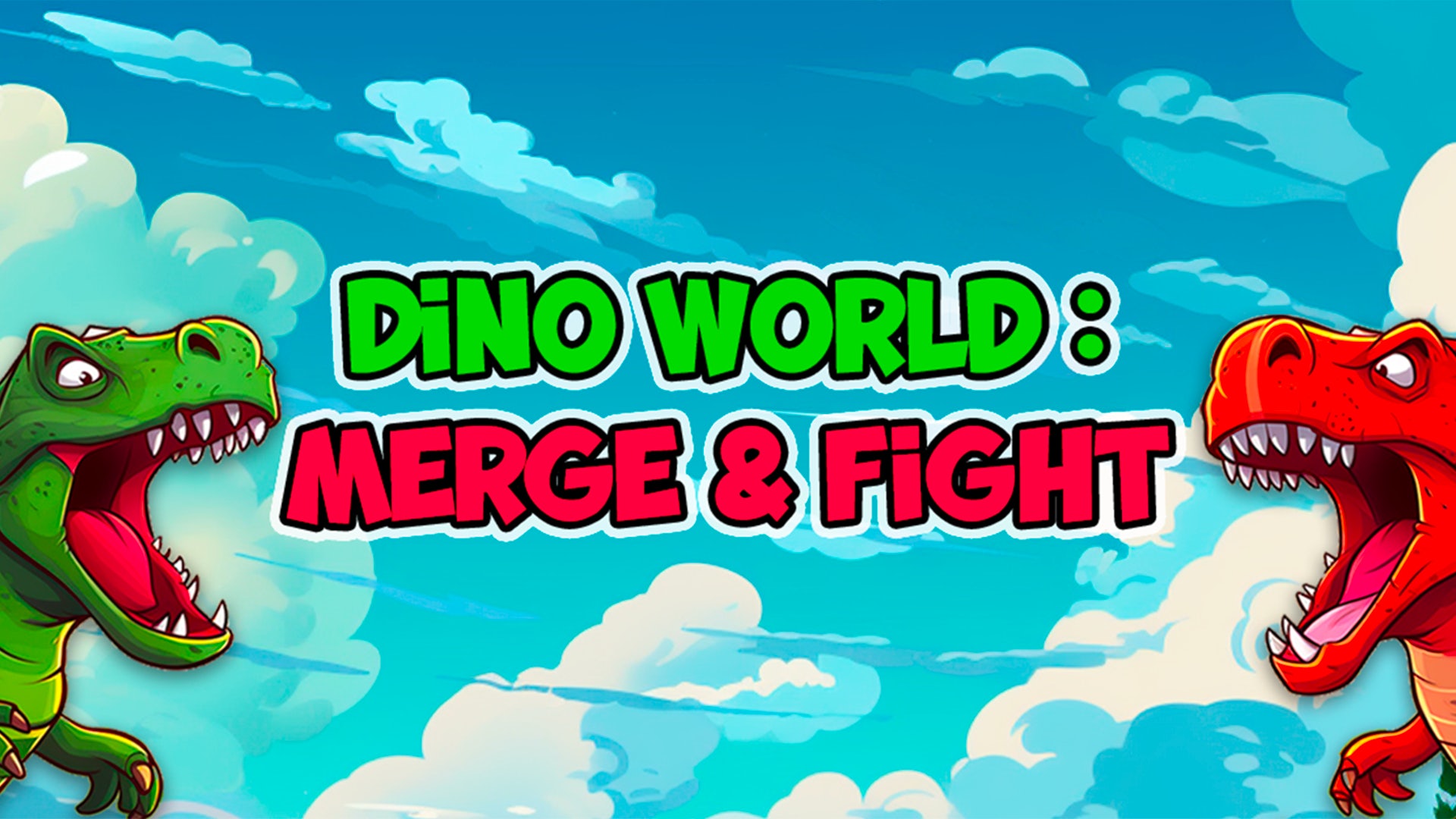 Dino World: Merge & Fight