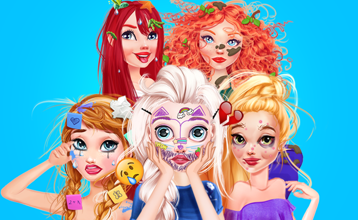 doll makeup game play