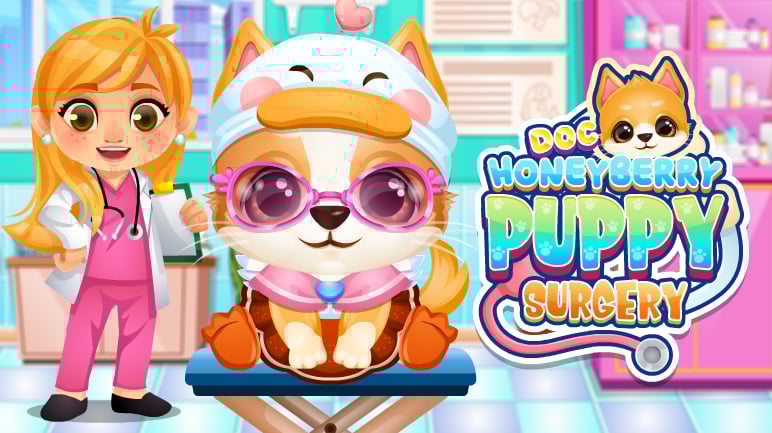 Doc HoneyBerry Puppy Surgery