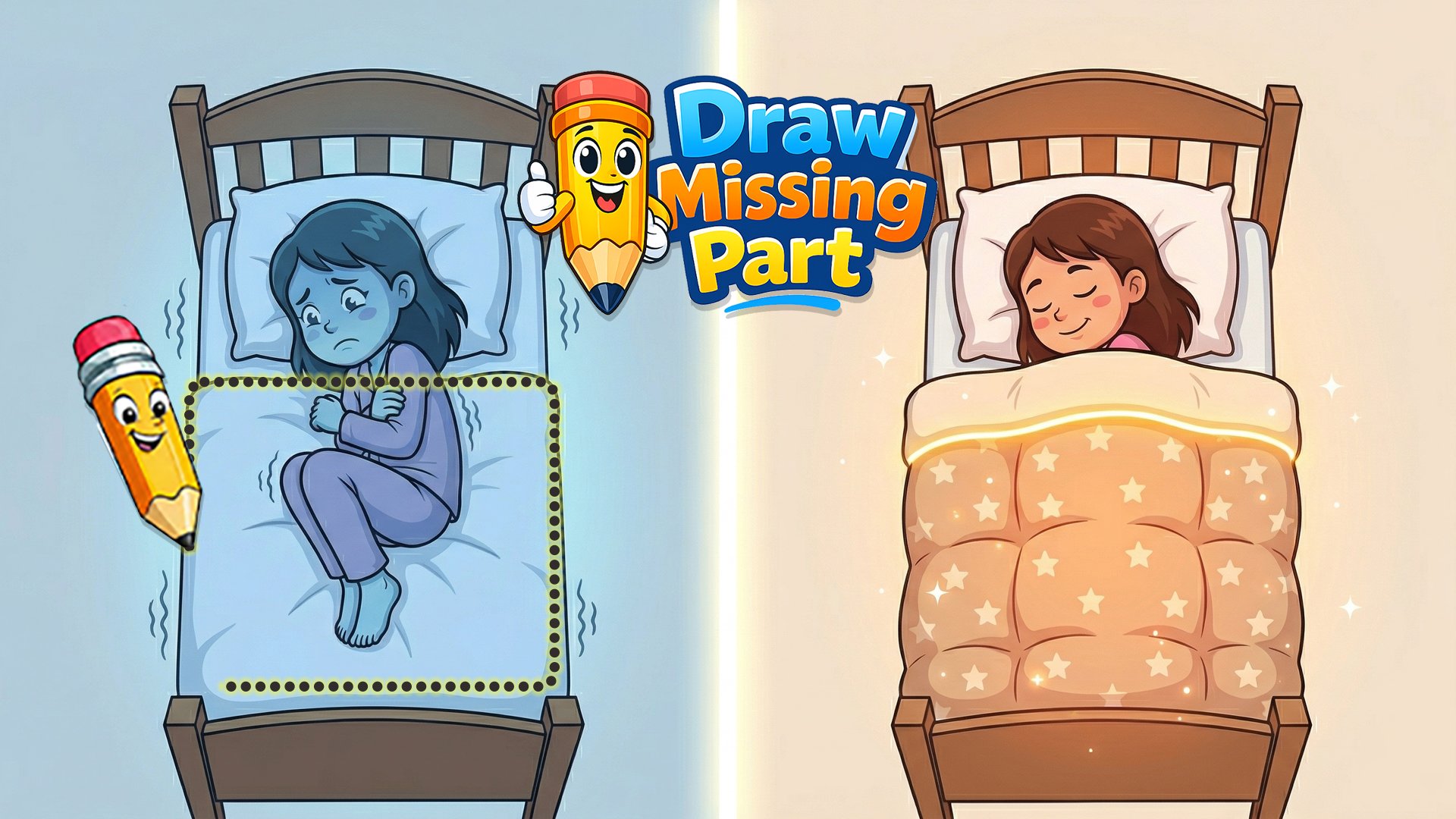 Draw Missing Part | DOP Puzzle