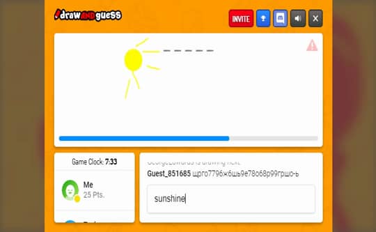 Drawing Guessing Games Online - 3 / Player with best picture wins