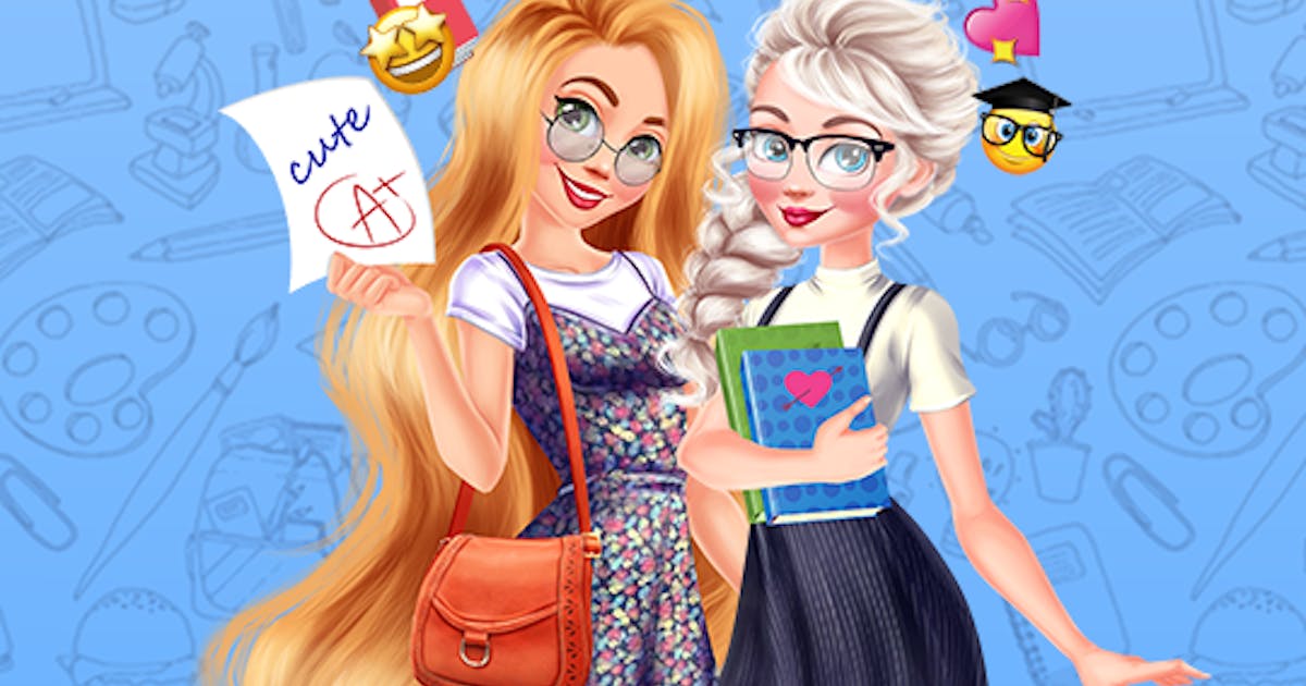 Prescribir Tacón Afirmar Elsa and Rapunzel Back To School 🕹️ Juega a Elsa and Rapunzel Back To  School en 1001Juegos