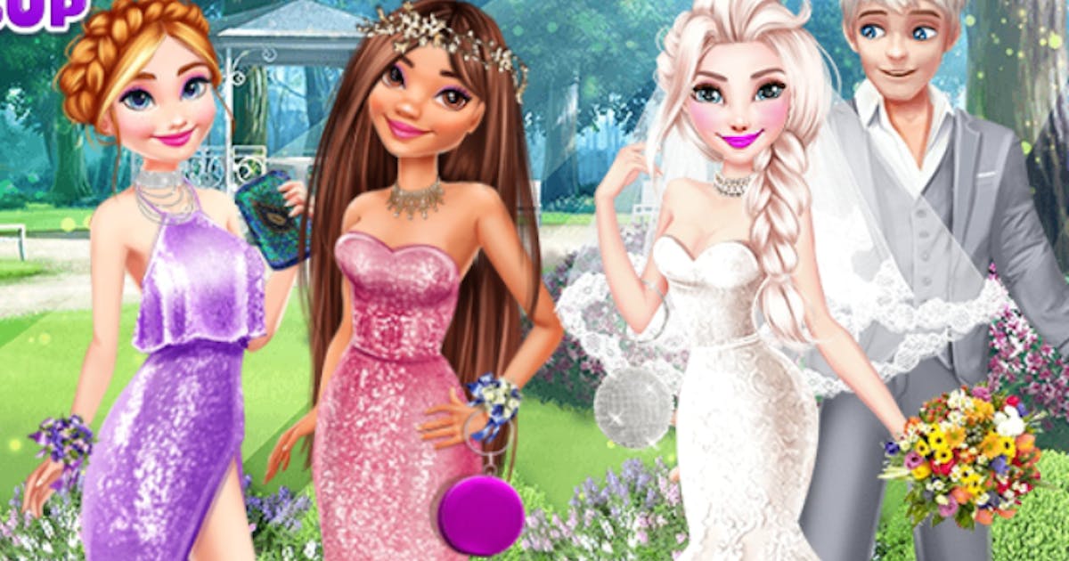 Elsa's Wonderland Wedding 🕹️ Juega a Elsa's Wonderland Wedding en  1001Juegos