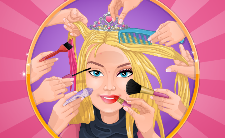 barbie games dress up makeup