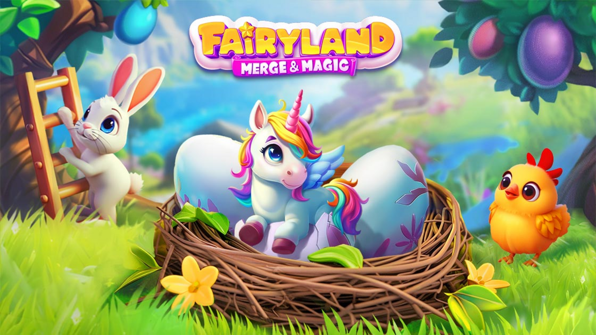 Fairyland Merge & Magic 🕹️ Speel Op CrazyGames