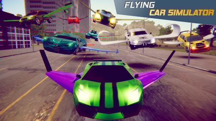 Flying Car Simulator 🕹️ Играть в Flying Car Simulator на CrazyGames