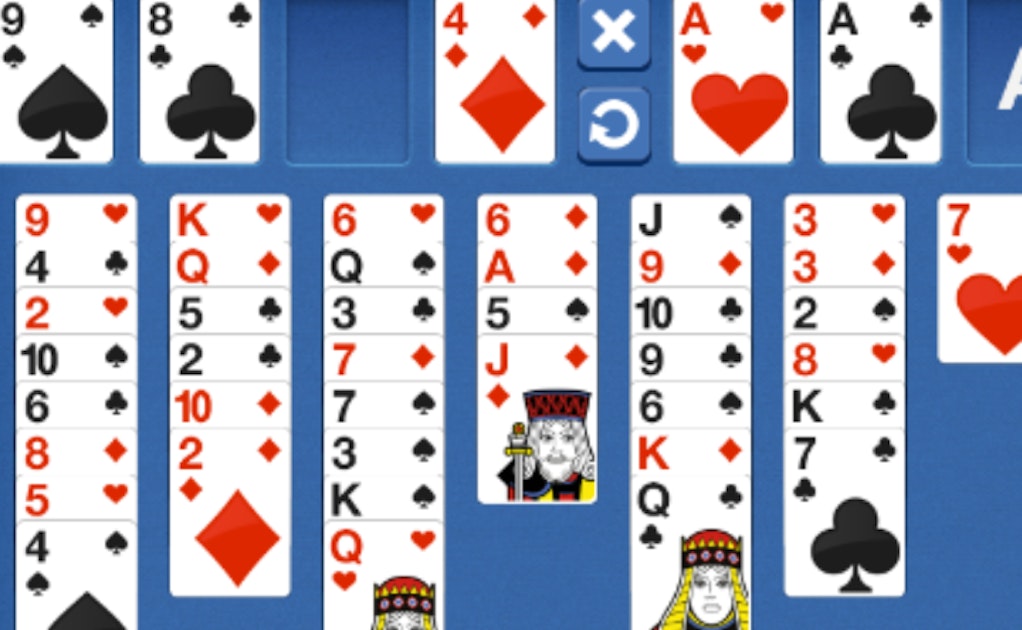 Freecell Blue Play Freecell Blue On Crazy Games