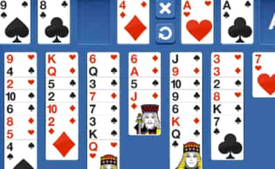 FreeCell Blue 🕹️ Jogue no CrazyGames