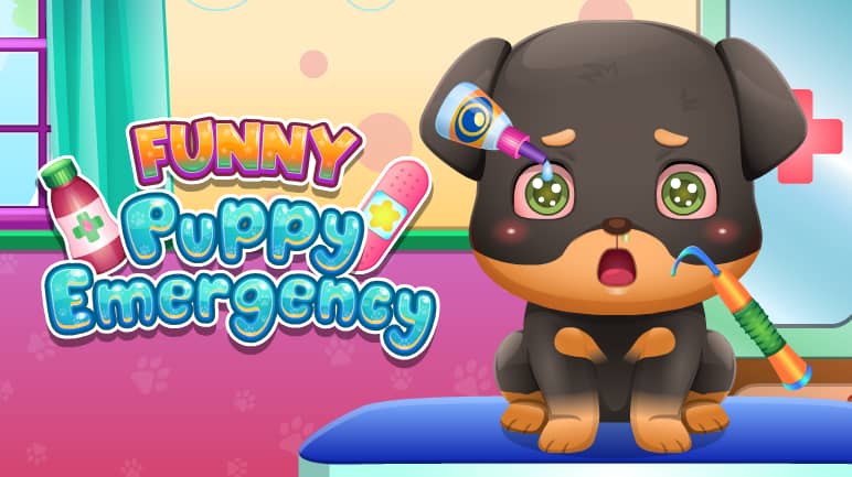 Jogo Funny Puppy Care no Jogos 360