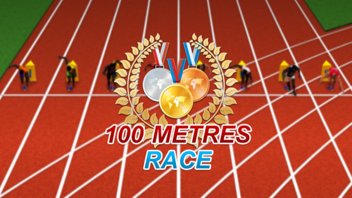 100 Meter Race  Jogue Agora Online Gratuitamente - Y8.com