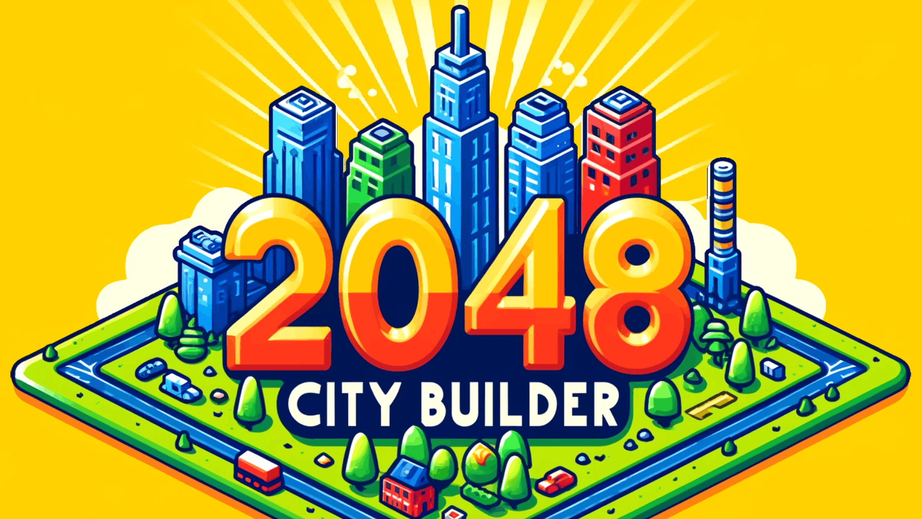 2048 City Builder