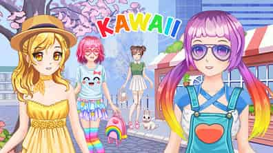 Anime Kawaii Dress Up 🕹️ Play on CrazyGames