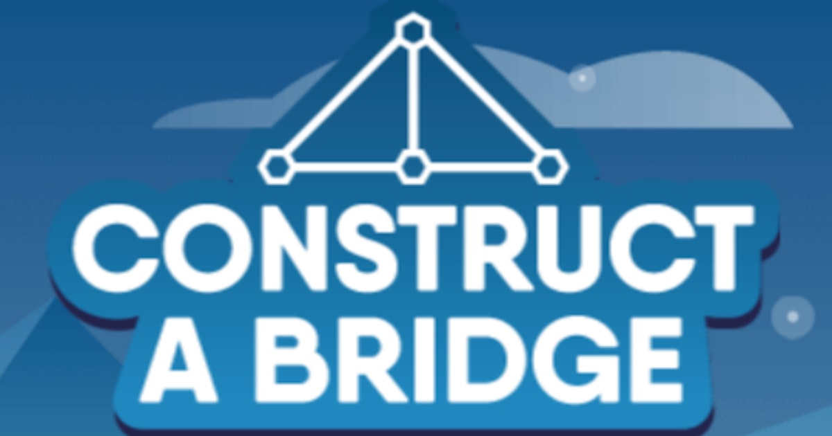 Construct a Bridge 🕹️ Play Construct a Bridge on CrazyGames